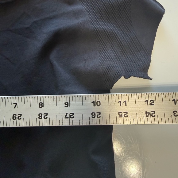 Prada Girocollo Jersey Intero Short Sleeve Top | Size S | Dark Blue / Black - Picture 12 of 15